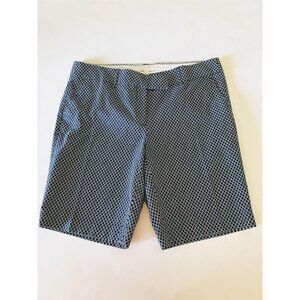 Dalia Geometric Dressy Bermuda Shorts,  Size 8
